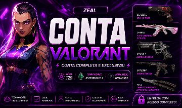 CONTA VALORANT COM SKIN | FULL ACESSO - PREÇO NEGOCIAVEL