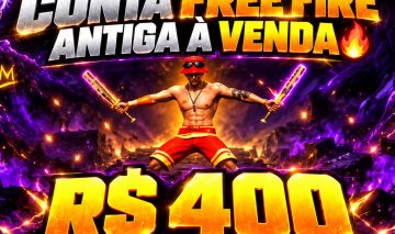 CONTA FREE FIRE ANTIGA