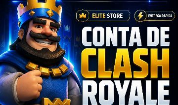 CONTA CLASH ROYALE - 808 GEMAS - 5623 TROFÉUS
