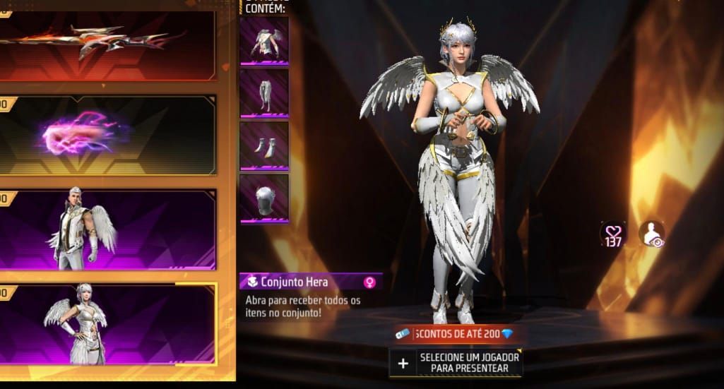 LOJA PRIME SETEMBRO - FREE FIRE (RAMPAGE, EVOLUTIVAS PUNHO E MUITO + )