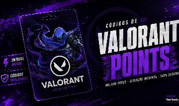 [ENTREGA AUTOMÁTICA] VALORANT POINTS | GIFT CARD | MELHOR PREÇO!
