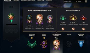 CONTA LEVEL 539 847 SKINS ESMERALDA 1