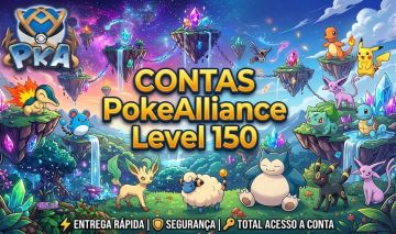 Contas lvl 150 no PokeAlliance (PKA) - Segurança | Rapidez | Full Acesso