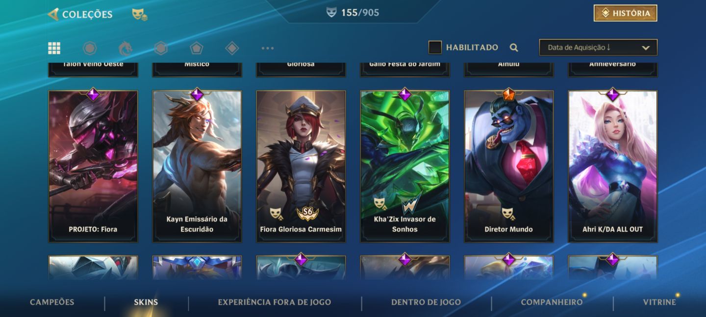 Conta de wild rift