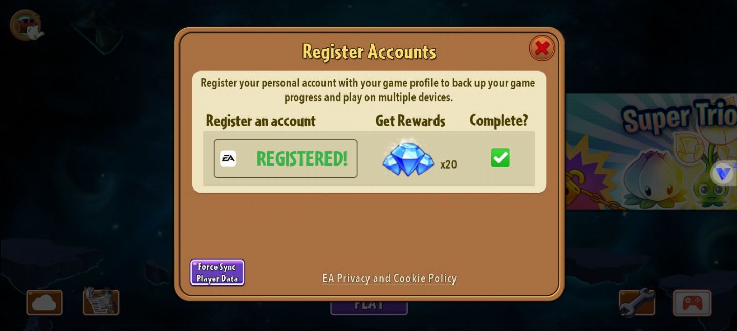 CONTAS PLANTS VS. ZOMBIES 2 (FULL ACESSO)