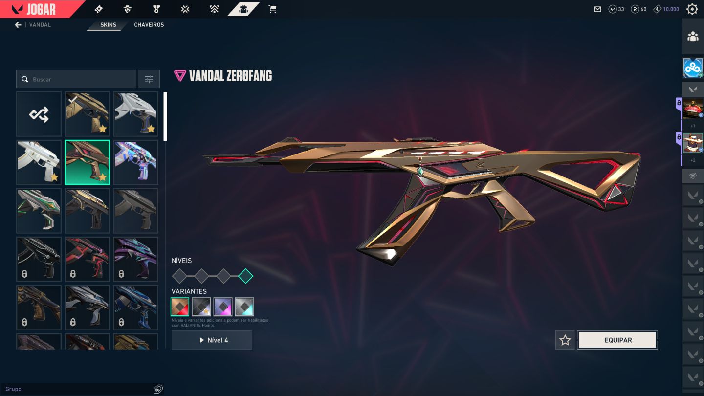 CONTA R$1100 GASTOS FULL ACESSO MUITAS SKINS E SUPORTE 24H