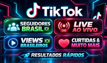 TIKTOK MAIS BARATO/ Seguidores Brasileiros, Views, Curtidas e Comentários PtBr