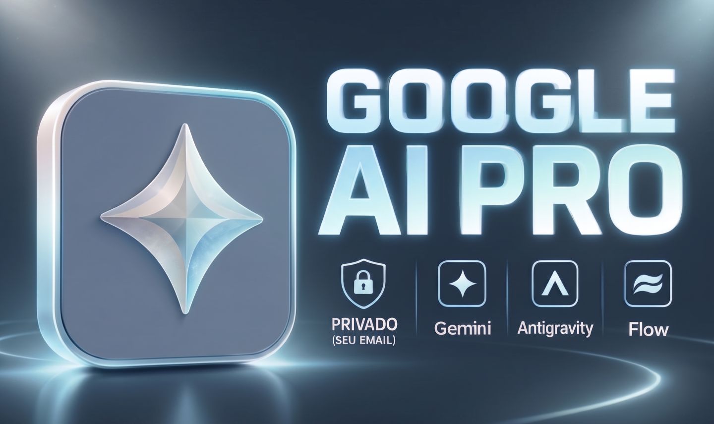 GOOGLE AI PRO + 5TB + WORKFLOW + ANTIGRAVITY + NA SUA CONTA