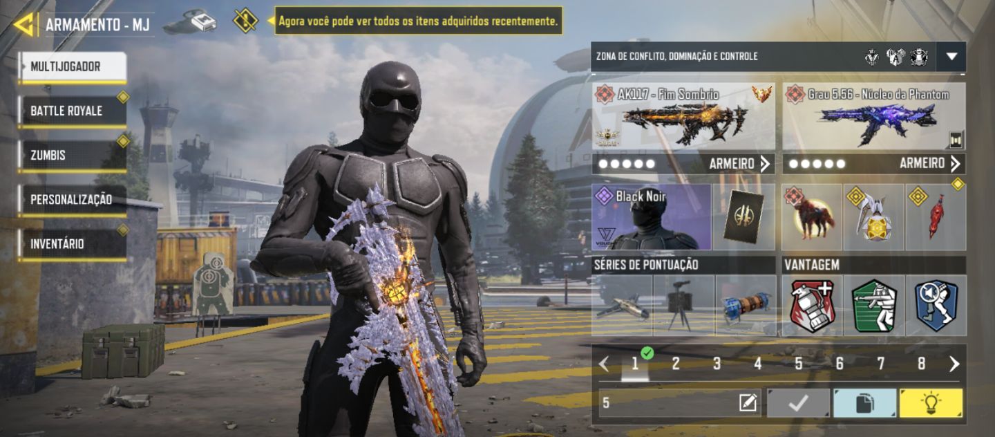 CONTA CALL OF DUTY MOBILE | 5 MÍTICAS + 16 LENDÁRIAS + 23 PATENTES LENDÁRIAS