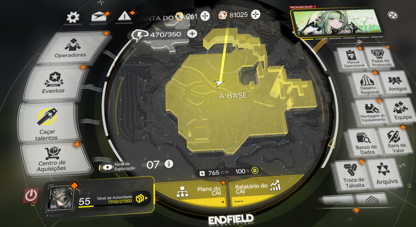 [Conta] Arknights: Endfield - Si + Arma Assinatura x2 + 105.000 Ourubis