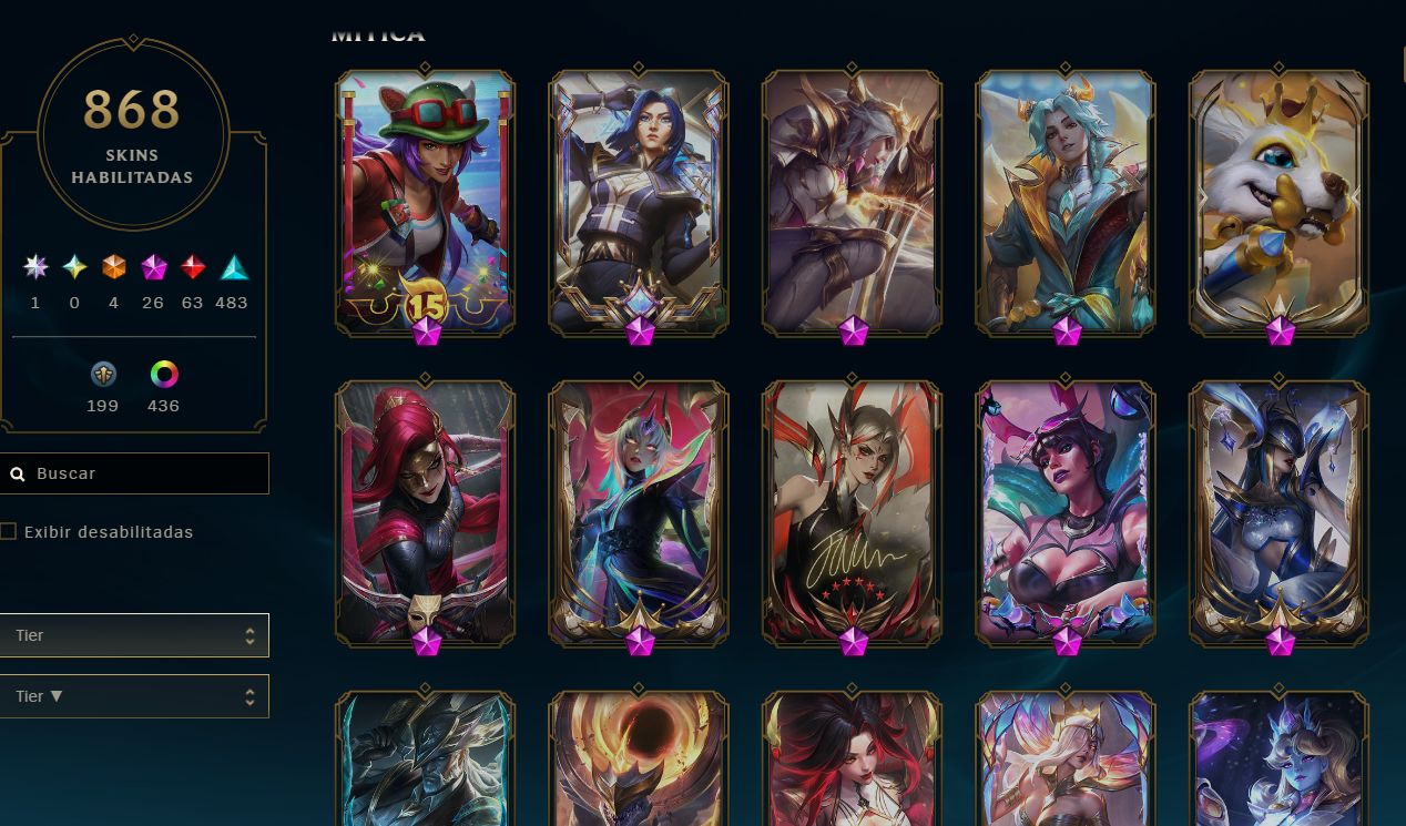 Conta Colecionador Ahri Imortalizada Autografada + PAX Sivir + 71k RP e gachas