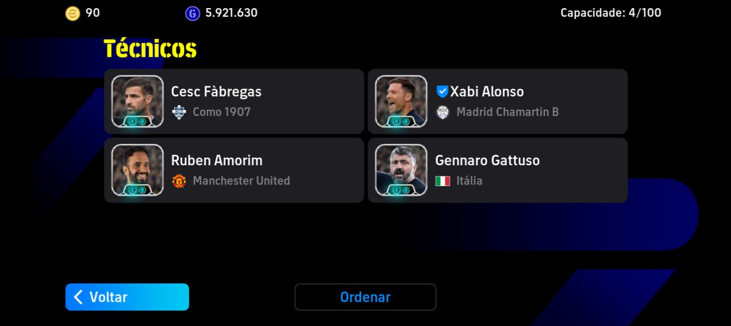 CONTA EFOOTBALL BRABA! TIME 3233 DE FORÇA