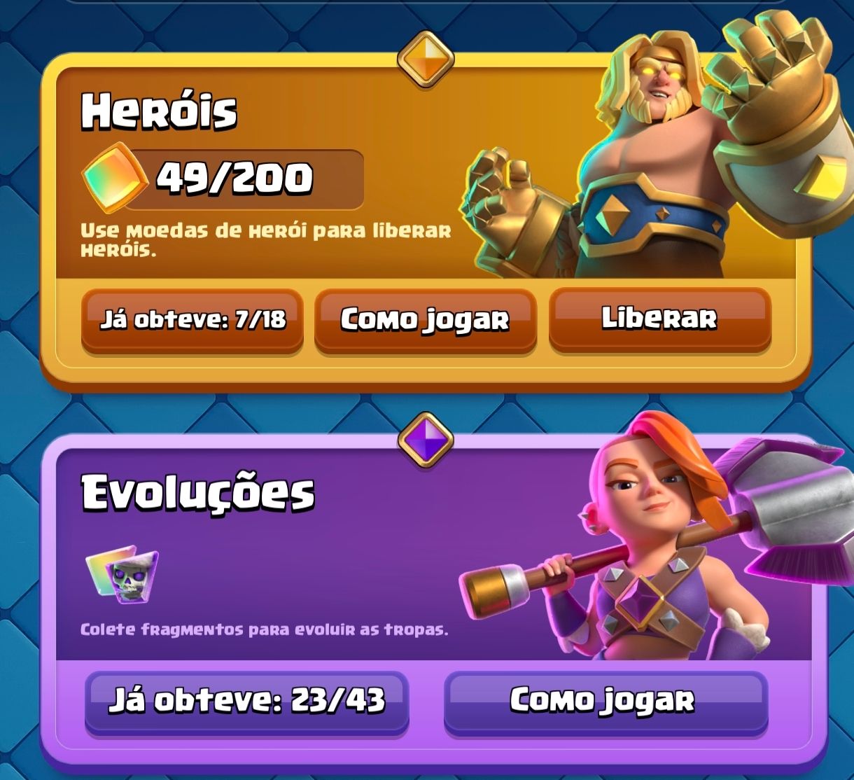 CONTA CLASH ROYALE | 10.300+ TROFÉUS | REI NV 15 | 23 EVOLUÇÕES | 7 CAMPEÕES