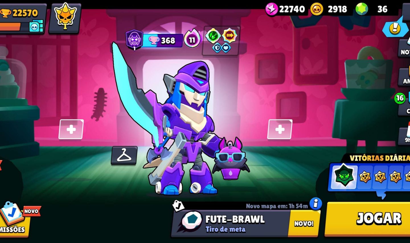 CONTA BRAWL STARS