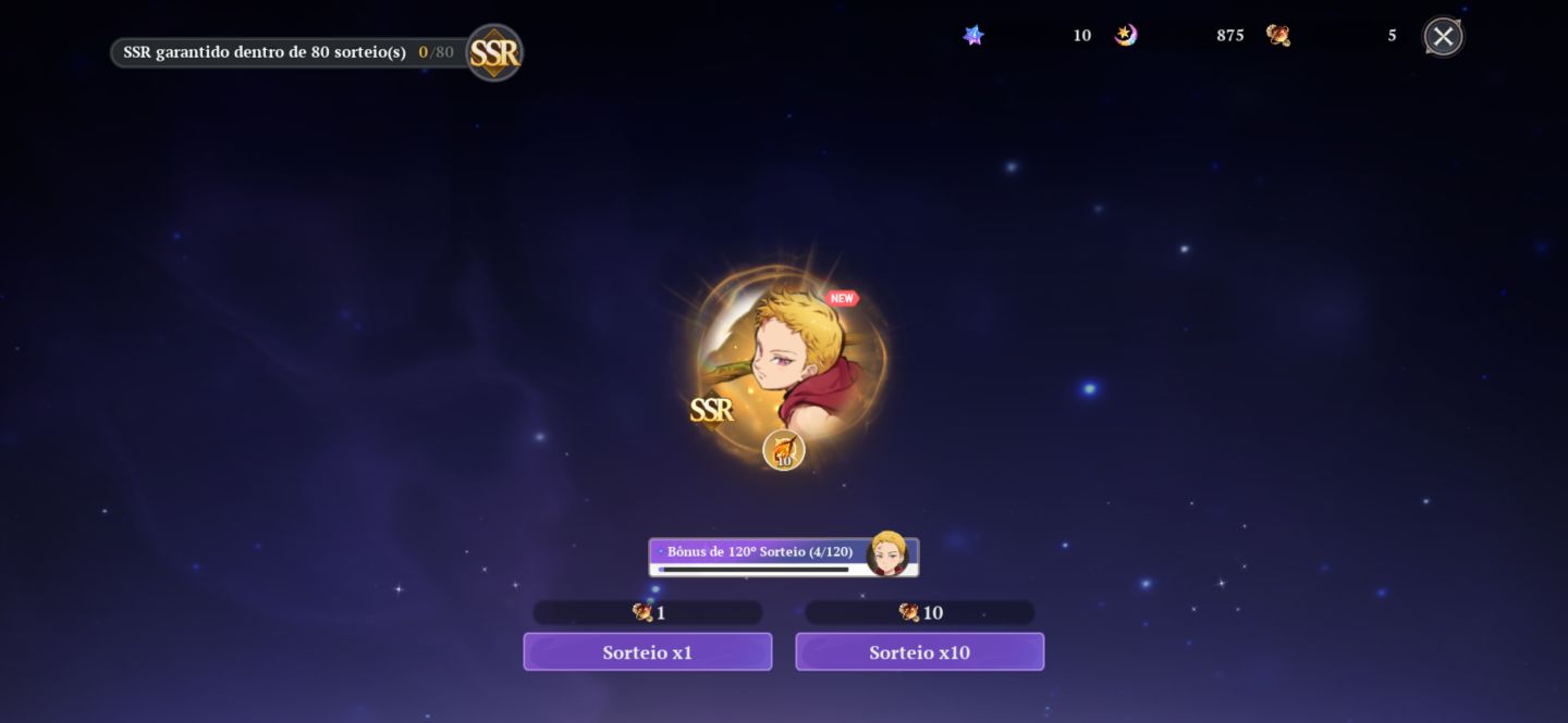 The Seven origin Conta com 23 dos 28 heróis ativo na conta atualmente