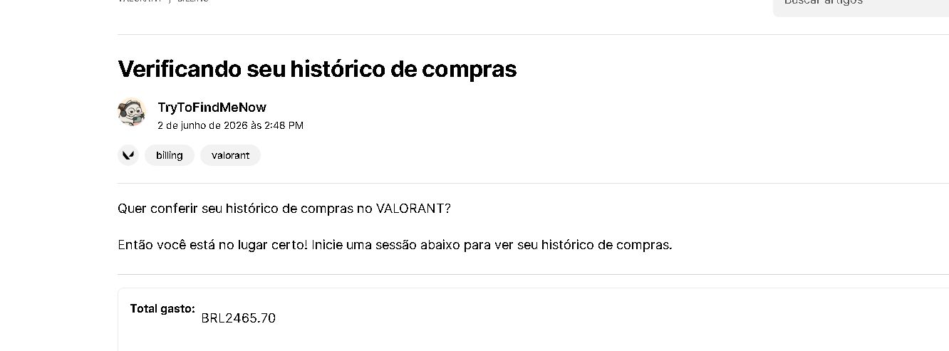Conta Valorant com 2450 gastos!