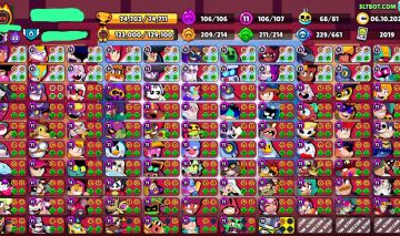 CONTA BRAWL STARS (COM TODOS OS BRAWLERS e HIPERCARGAS))