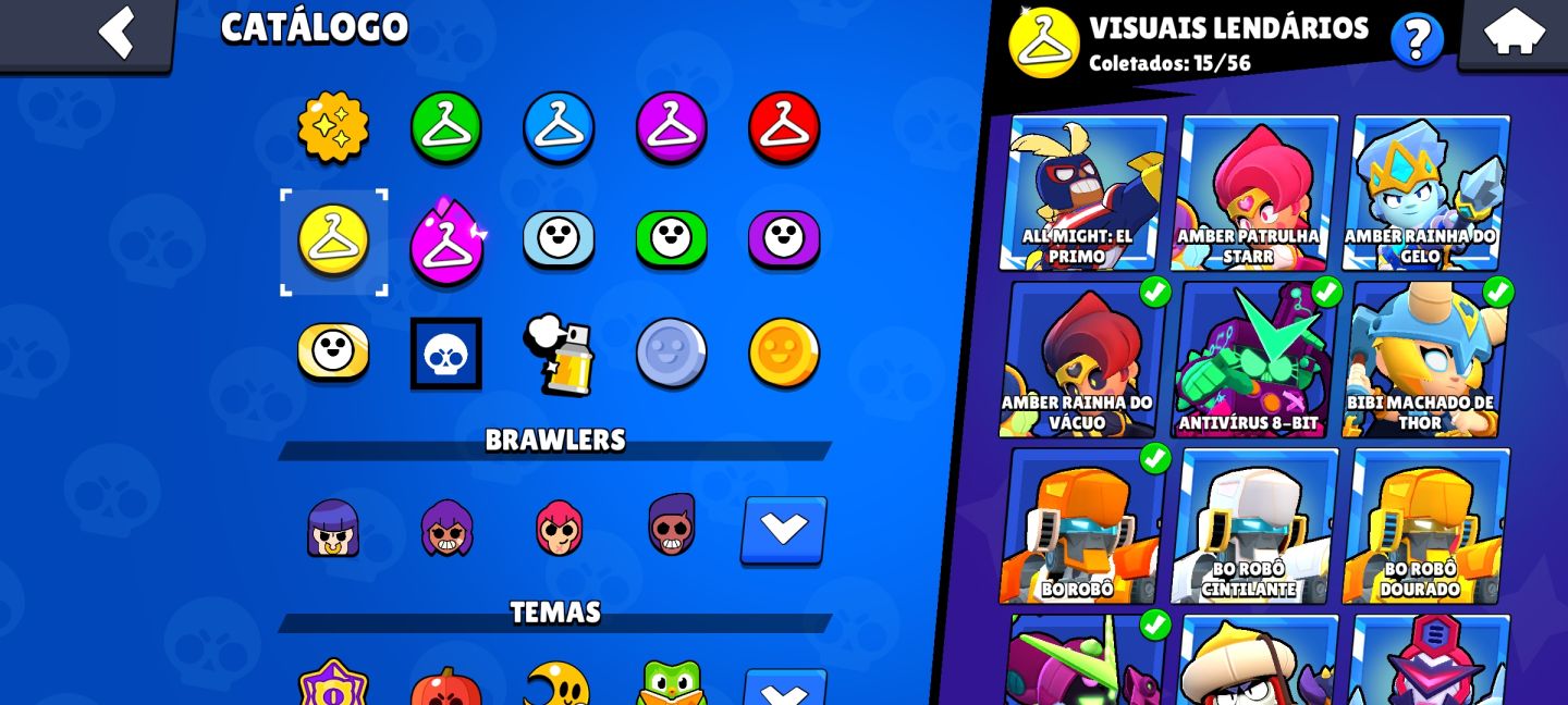 (40% Off) Conta Imperdível | 500 skins | 75 brawlers NV 11 | 3 Pro Pass