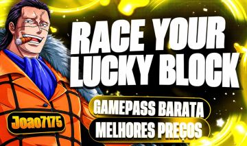 CORRA SEU BLOCO DA SORTE-RACE YOUR LUCKY BLOCK(GAMEPASS)MELHORES PREÇOS (ROBLOX)
