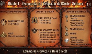 Diablo IV - Temporada do Despertar da Morte T14 - Softcore