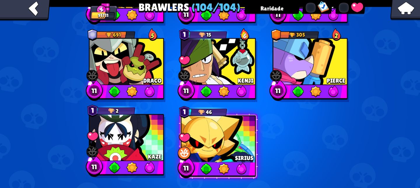 Contas de brawl stars raras e valiosas no precinho