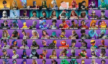 CONTA FORTNITE TRYHARD BALANCIAGA + MACHADO DOCE 100+SKINS 40+ JOGOS NA EPIC