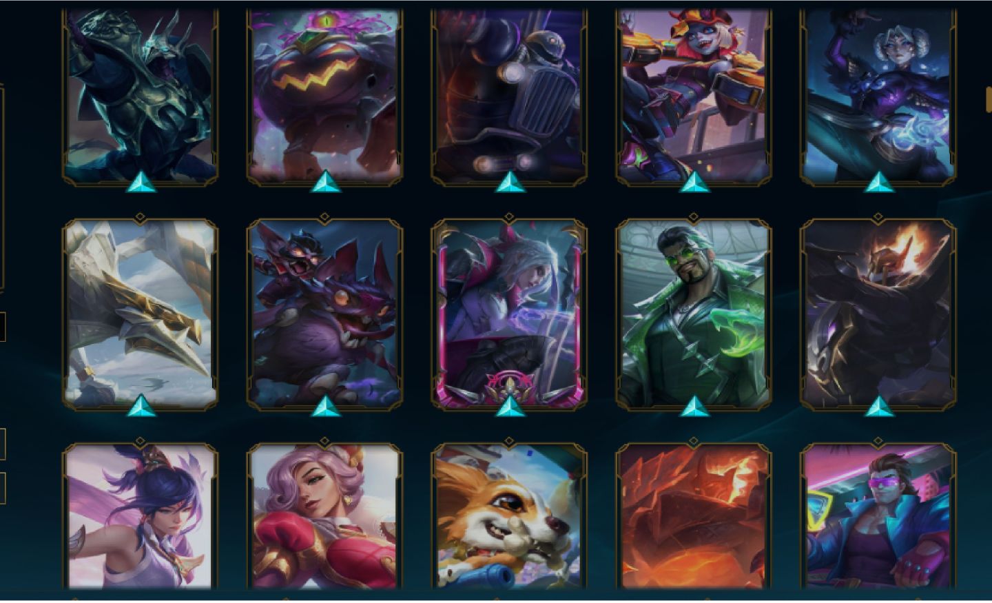 CONTA LOL + VALORANT | LVL 465 | ESMERALDA III | 277 SKINS