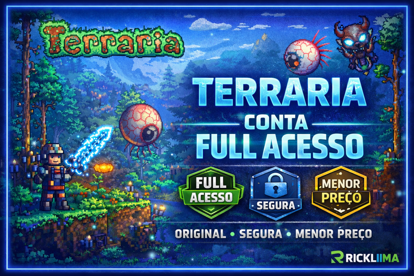 CONTA STEAM TERRARIA FULL ACESSO - ONLINE - DADOS ALTERAVEIS