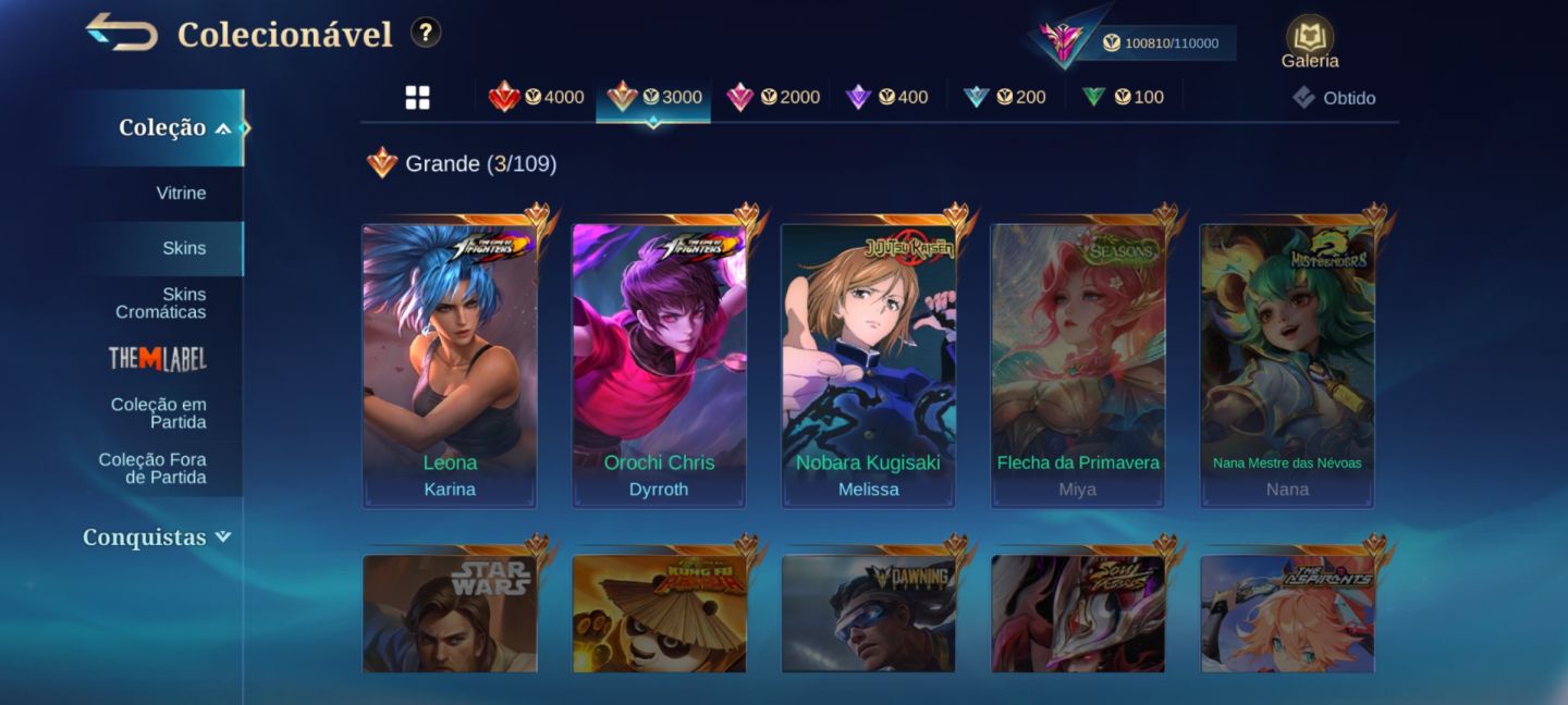 Conta colecionador prestigiado IV || Emblemas e hero full