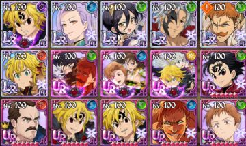 Conta de 7DS Grand Cross com 7.2M de cc Box!!! (END GAME)