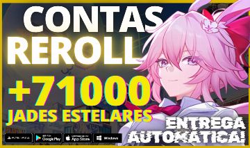 HONKAI: STAR RAIL CONTAS REROLL - MAIS DE 69.000 JADES! [ENTREGA AUTOMÁTICA]
