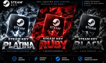 Steam Key Premium para PC | Platina, Ruby e Black