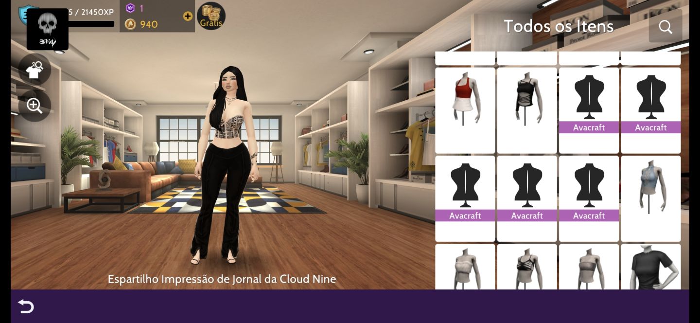 Conta avakin life lv 38.