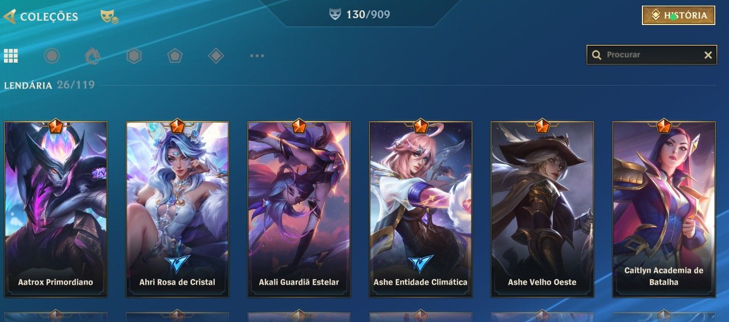 Conta Wild Rift | 130 Skins |