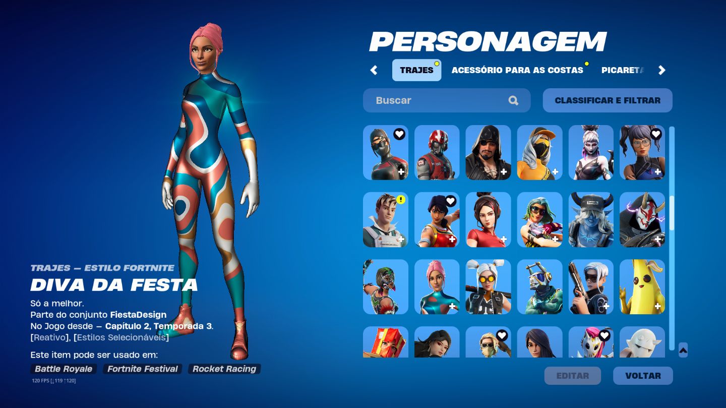 Conta fortnite: Minty, glow +salve o mundo fundador (180 skins )