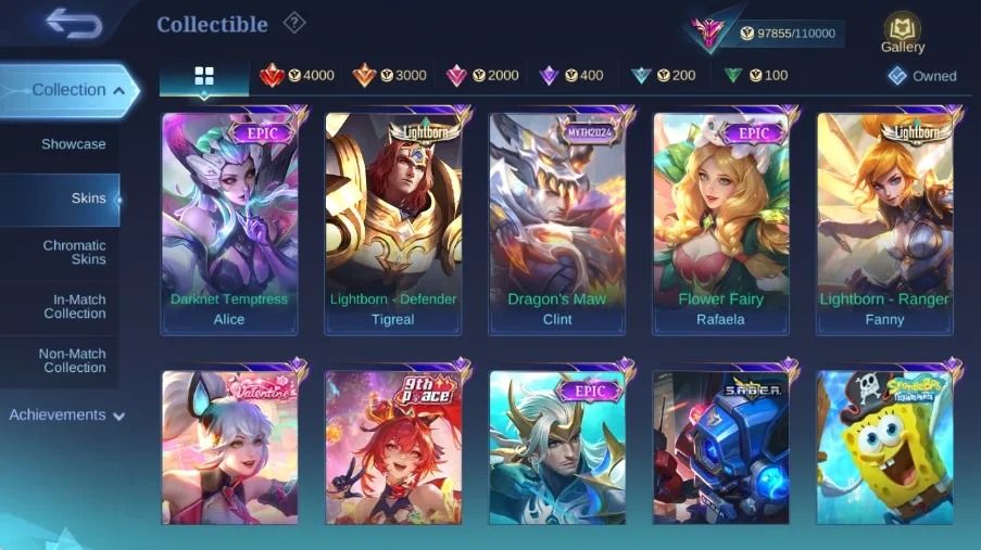 Legend Gusion - KOF Aurora - LuckBox Eudora+Zhask+Selena+Kimmy