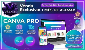 VELNIX | CANVA PRO 30 DIAS