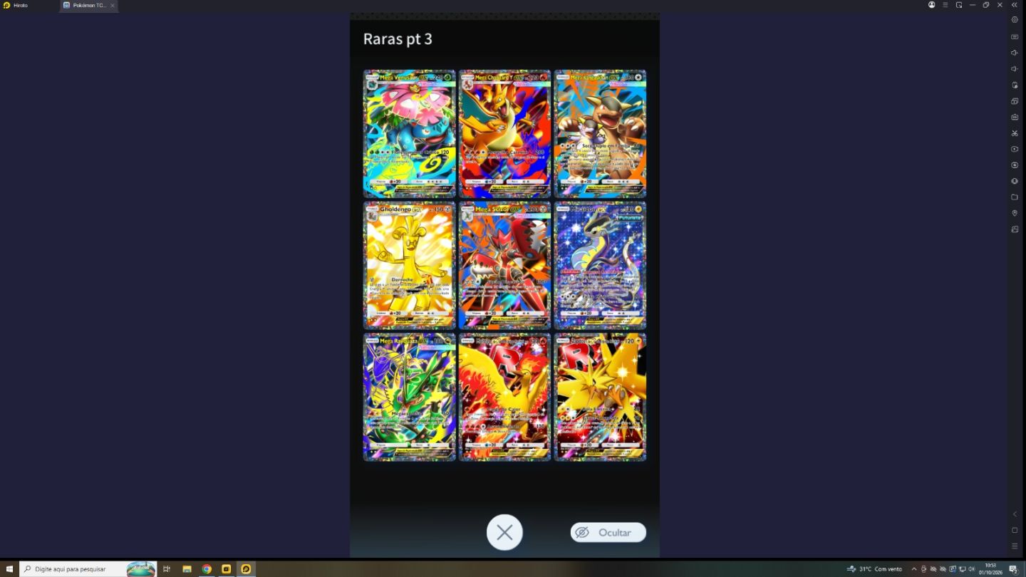Venda de Conta de Pokémon TCG Pocket