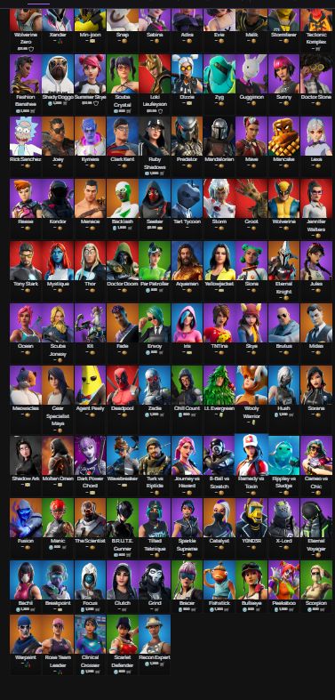 Conta da epic com varias skins de fortnite e itens raros e 123 jogos