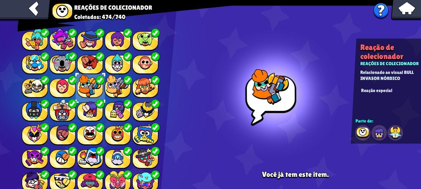 VER DESCRIÇÃO!!!Brawl Stars 60K | 100/105 Brawlers | Gemas e Skins Raras