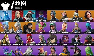 CONTA FORTNITE COM CARBONETO, ATEMPORAL, 1.050 V-BUCKS E 39 SKINS