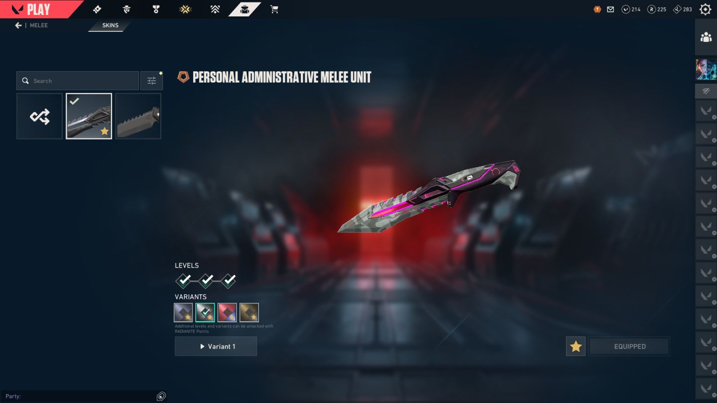 CONTA VALORANT | SKIN DE FACA, VANDAL E PHANTOM | RANK PLATINA