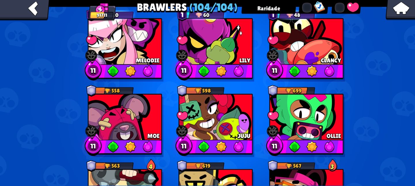 Contas de brawl stars raras e valiosas no precinho