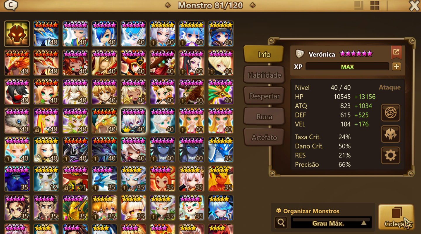 Conta LD Veronica com muitos nat 5 bons para RTA, PVE safe - Time speed