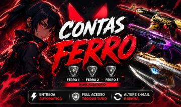 CONTAS VALORANT - FERRO (FULL ACESSO)