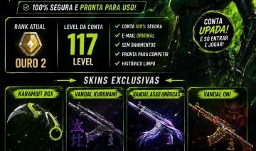Conta Valorant no ouro 2, todos os personagens, Full Acesso e MUITAS SKINS