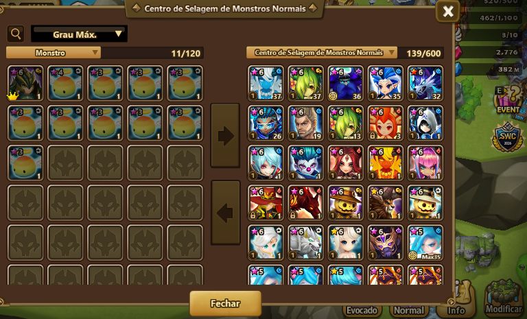 CONTA END GAME - 4 LDs: GIANA + WOLYUNG + ZERATU + PONTOS