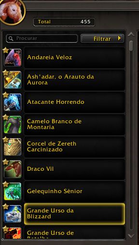 Conta WoW Retail com Challenge mod pandaria, Challenge mod WoD, Mounts raras