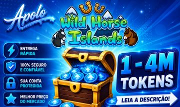 1 Milhão de Tokens Wild Horse Islands (Roblox)