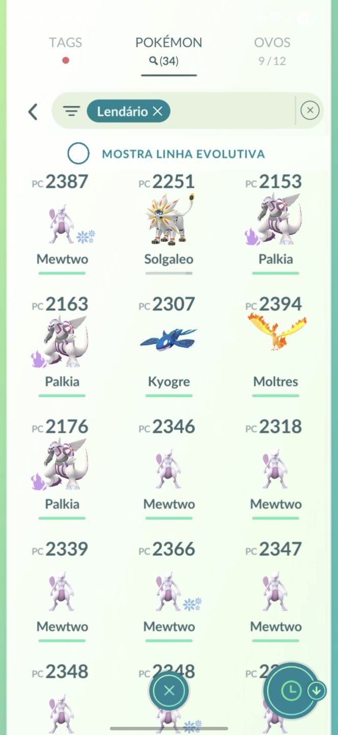 Conta avançada- Pokemon Go